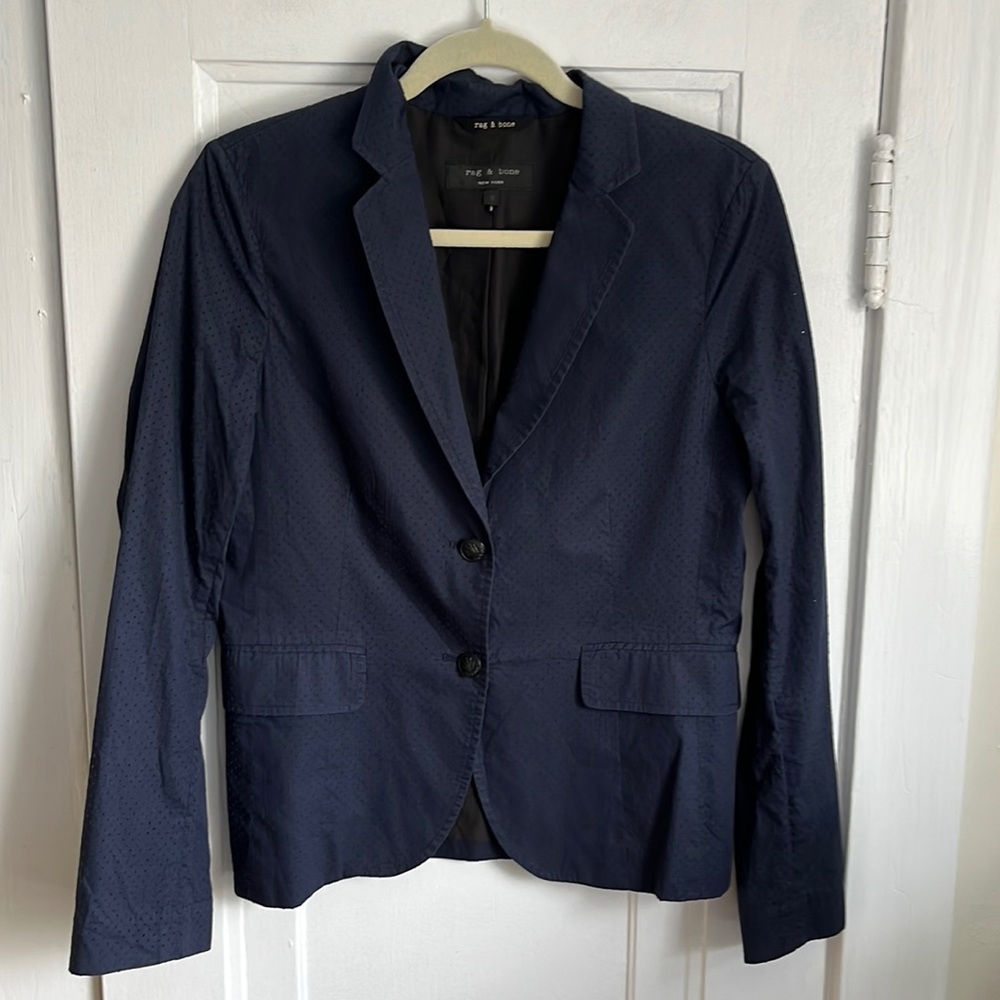 Rag & Bone Perforated Blazer - image 1